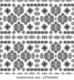 Tribal art ethnic seamless pattern. Boho background texture. Ethno ornament. Cloth design, wallpaper, wrapping