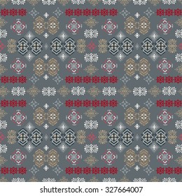 Tribal art ethnic seamless pattern. Boho background texture. Ethno ornament. Cloth design, wallpaper, wrapping