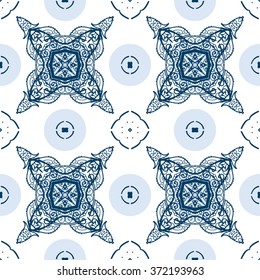Tribal art ethnic seamless pattern. Boho print.