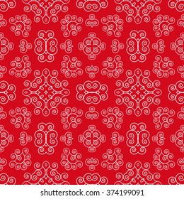 Tribal art ethnic seamless pattern. Boho print.