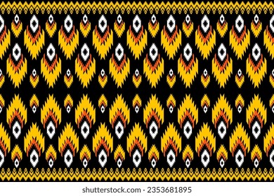 Tribal art fabrics. Ethnic patterns for textiles, carpets, wallpapers, clothes, sarongs, scarves, batiks, embroidery, for printing and advertising industry. vector illustration geometric shapes