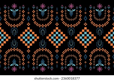 Tribal art fabrics. Ethnic patterns for textiles, carpets, wallpapers, clothes, sarongs, scarves, batiks, embroidery, for printing and advertising industry. vector illustration geometric shapes

