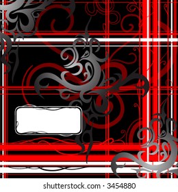 Tribal art pattern