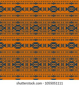 Tribal  art pattern. Ethnic geometric print. Aztec repeating background texture.Navajo pattern