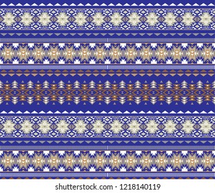 Tribal art pattern. Ethnic geometric print. Aztec colorful repeating background texture.vector illustration.