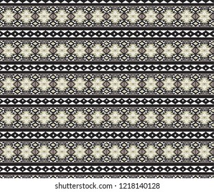 Tribal art pattern. Ethnic geometric print. Aztec colorful repeating background texture.vector illustration.