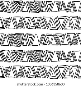 Tribal art pattern. Ethnic geometric print. Aztec colorful repeating background texture. Native American, Indian Southwest print. Ethnic design wallpaper, fabric, cover, textile, weave, wrapping.