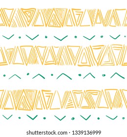Tribal art pattern. Ethnic geometric print. Aztec colorful repeating background texture. Native American, Indian Southwest print. Ethnic design wallpaper, fabric, cover, textile, weave, wrapping.