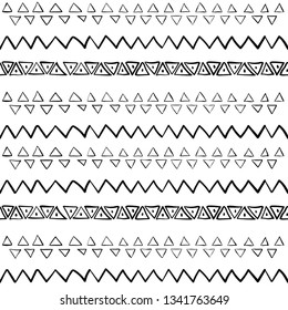 Tribal art pattern. Ethnic geometric print. Aztec colorful repeating background texture. Native American, Indian Southwest print. Ethnic design wallpaper, fabric, cover, textile, weave, wrapping.