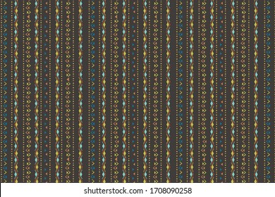Patrón de arte tribal. Impresión geométrica étnica. Textura de fondo resistente de color azteca.líneas rayadas verticales,patrón vectorial.