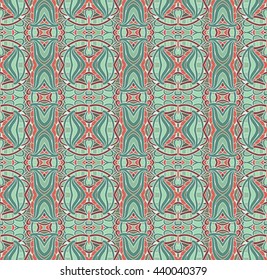 Tribal art print. Seamless background with abstract pattern. Fabric, cloth design, wallpaper, wrapping