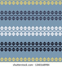 Tribal art seamless pattern. Color - gray, beige, white. Ethnic print. Boho. Vector geometric black and white background. Can be used for social media, posters, email, print, ads designs.