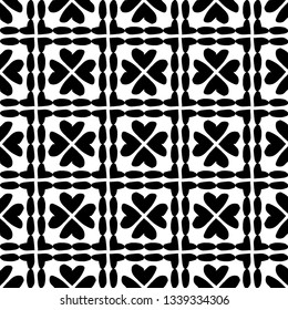 Tribal art seamless pattern. Ethnic print. Boho. Vector geometric black and white background. Can be used for social media, posters, email, print, ads designs.