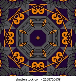 Tribal art seamless pattern. Ethnic geometric print