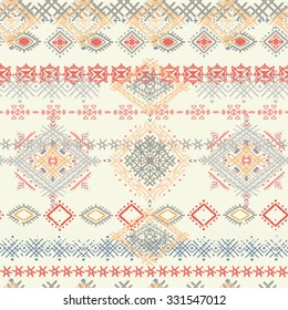 Tribal art seamless pattern. Ethnic print. Boho texture. Cloth design, wallpaper, wrapping