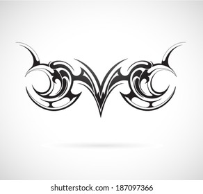 Tribal art tattoo