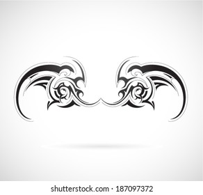 Tribal art tattoo
