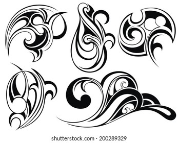 Tribal Art Tattoo Stock Vector (Royalty Free) 200289329 | Shutterstock