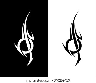tribal art tattoo design