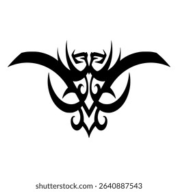 Tribal Art Tattoo Fill Ornamental Design