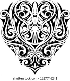 Tribal art tattoo. Good for shoulder areas