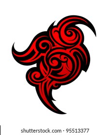 Tribal Art Tattoo Printable Stock Vector (Royalty Free) 95513377 ...