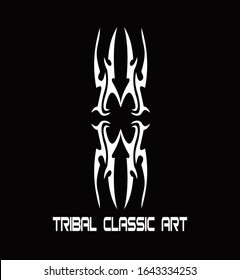 Tribal art tattoo set with Maori ethnic elements. tattoo tribal abstract sleeve, black arm shoulder tattoo fantasy pattern vector, sketch art design isolated
