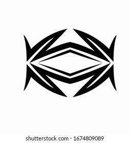 Tribal art tattoo set with Maori ethnic elements. tattoo tribal abstract sleeve, black arm shoulder tattoo fantasy pattern vector, sketch art design isolated