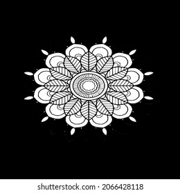 Tribal art tattoo sleeve in polynesian aboriginal style