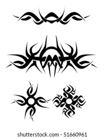 Tribal Artwork Collection Stock Vector (Royalty Free) 51660961 ...