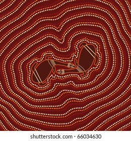 Tribal Australian pattern