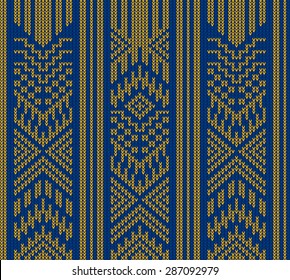 Tribal Aztec Abstract Seamless Pattern. Geometric Vector.