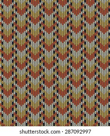 Tribal Aztec Abstract Seamless Pattern. Geometric Vector.