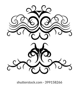 Tribal Background Design Stock Vector (Royalty Free) 399158266 ...