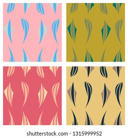 Tribal background, ethnic pattern set. Boho texture. Ethnic background with shape elements. Wallpaper for pattern fills, web page
