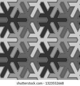 Tribal background.Figures image. Geometric wallpaper. Ethnic ornament. Folk backdrop. Mosaics motif. Digital paper, web design, textile print. Seamless pattern. Vector art work