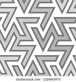 Tribal background.Geometric wallpaper. Ethnic ornament. Figures image. Folk backdrop. Mosaics motif. Digital paper, web design, textile print. Seamless pattern. Vector art work.