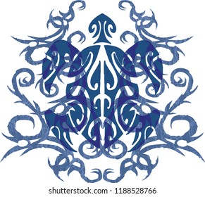 Tribal Bay Turtle