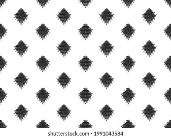 tribales schwarz-weißes Muster Moderner Hintergrund Vektor Abstraktes ethnisches geometrisches Muster Design für Hintergrund oder Tapete.