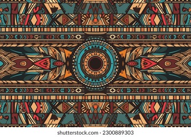 Tribal bohemian ethnic pattern. Abstract traditional folk ancient antique tribal ethnic graphic line. Ornate elegant luxury vintage retro style. Texture textile fabric ethnic bohemian patterns.