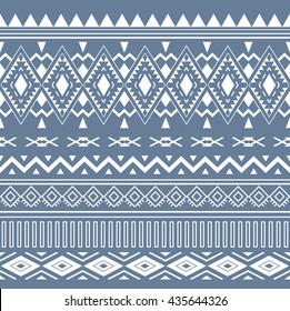 Tribal Boho Nahtloses Muster. Ethnische geometrische Ornamente. Vintage Vektorgrafik - Nahtloser Hintergrund. Boho Texture für Stoffe, Tapeten und Wrapping.