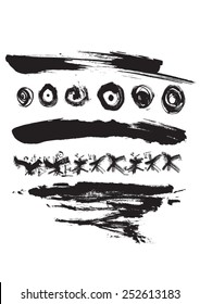 Tribal brush effect