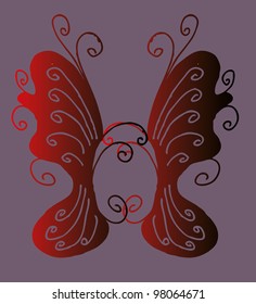 tribal butterfly