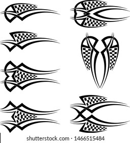 Tribal Car Decal : Vinyl Ready, Vehicle Graphics Vector Illustration