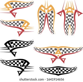 Tribal Car Decal : Vinyl Ready, Vehicle Graphics Vector Illustration