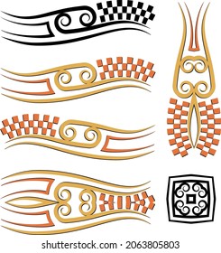 Tribal Car Decal : Vinyl Ready, Vehicle Graphics Vector Illustration