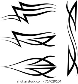 Tribal Car Decal : Vinyl Ready, Vehicle Graphics Vector Illustration