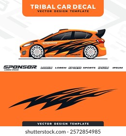 tribal car wrap design template 2