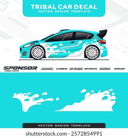 tribal car wrap design template 29