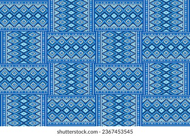 Patrón de tela tribal Patrones étnicos africanos Hermoso para textiles, alfombras, papel pintado, ropa, sarongs, pañuelos, batik, papel envolvente, para las industrias de impresión y publicidad.blanco azul